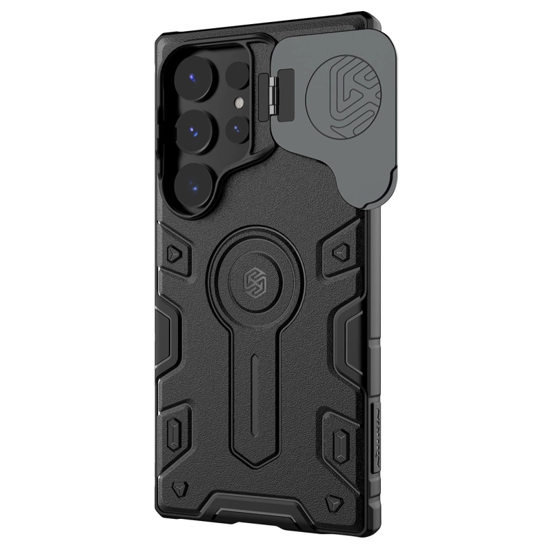 Nillkin CamShield Armor Prop Hülle für Samsung Galaxy S24 Ultra – schwarz