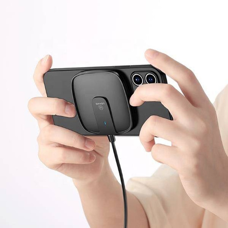 USAMS Ład. indukcyjna US-CD153 magnetic 15W iPhone 12 series czarny/black CD153DZ01