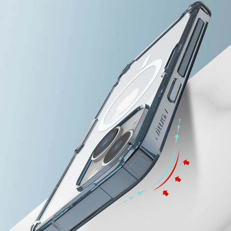 Nillkin Nature Pro armored case with MagSafe for iPhone 15 Plus - white