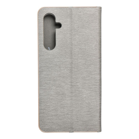 Kabura LUNA Book Gold do SAMSUNG S23 FE srebrny