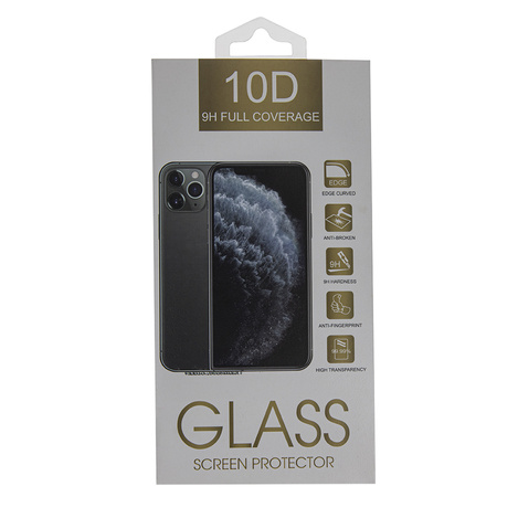 Szkło hartowane 10D do Motorola Moto G55 czarna ramka