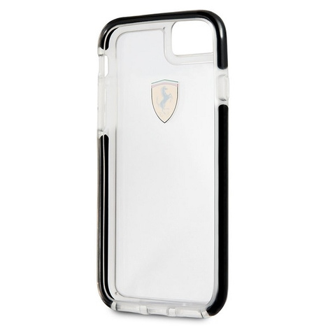 Ferrari Hardcase FEGLHCP7BK iPhone 7/8 SE2020 Shockproof transparent black
