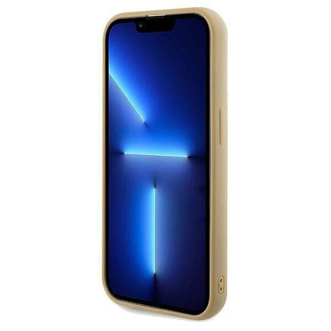 Oryginalne Etui GUESS Hardcase GUHCP14LPMSDGSD do iPhone 14 Pro (Disco Script Metal / złoty)