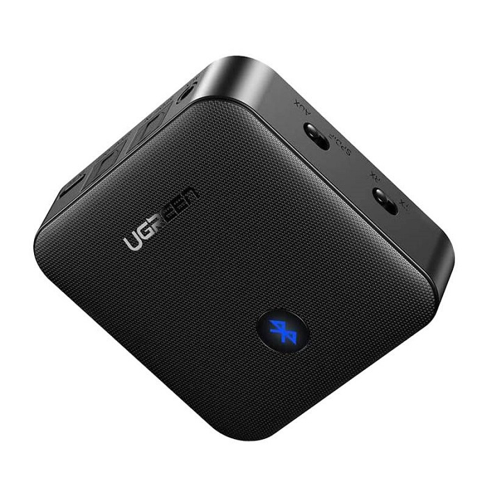 Ugreen 2w1 nadajnik / odbiornik Bluetooth 5.0 do muzyki czarny (CM144)