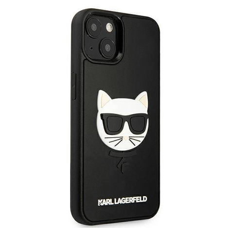 Karl Lagerfeld KLHCP13SCH3DBK 13 mini 5,4 &quot;schwarz / schwarzes Hardcase 3D Rubber Choupette
