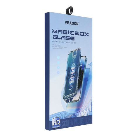 Szkło Hartowane 6D Pro Veason Easy-Install Glass - do Iphone 15 czarny