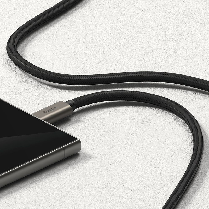 Kabel PD 240W 2m USB-C - USB-C Ringke USB 3.2 GEN 2X2 czarny