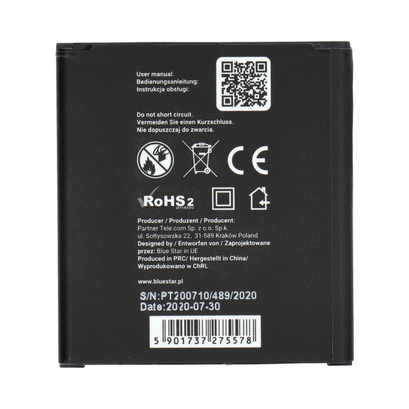 Bateria do Samsung G3608 Galaxy Core Prime G3606 G3609 2200 mAh Li-Ion Blue Star PREMIUM