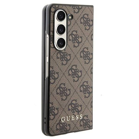 Oryginalne Etui SAMSUNG GALAXY Z FOLD 5 Guess Hardcase 4G Charms Collection (GUHCZFD5GF4GBR) brązowe