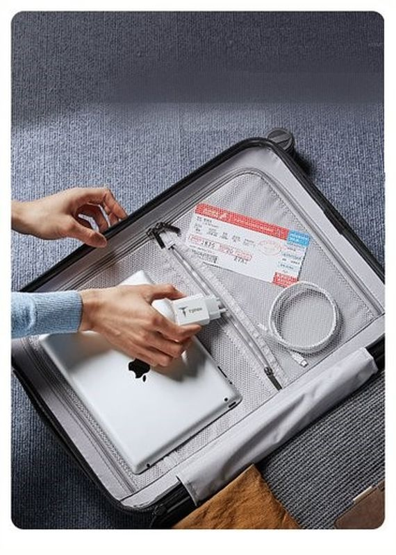 ŁAD SIEC T-PHOX ISPEED 20W + KABEL USB-C/LIGHTNING WHITE