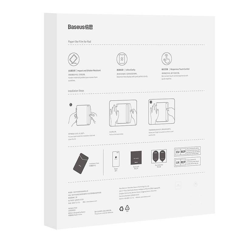 Szkło Hartowane APPLE IPAD PRO 12.9 (3gen / 4gen / 5gen) Baseus Corning Clear