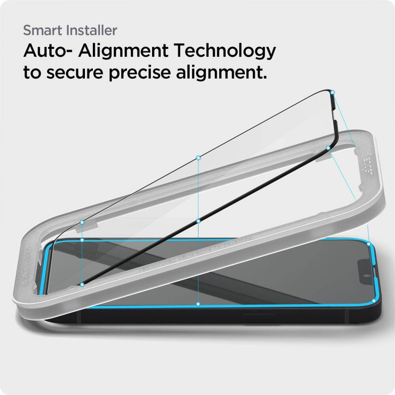 Spigen szkło hartowane ALM Glass FC 2-pack do iPhone 13 / 13 Pro czarne