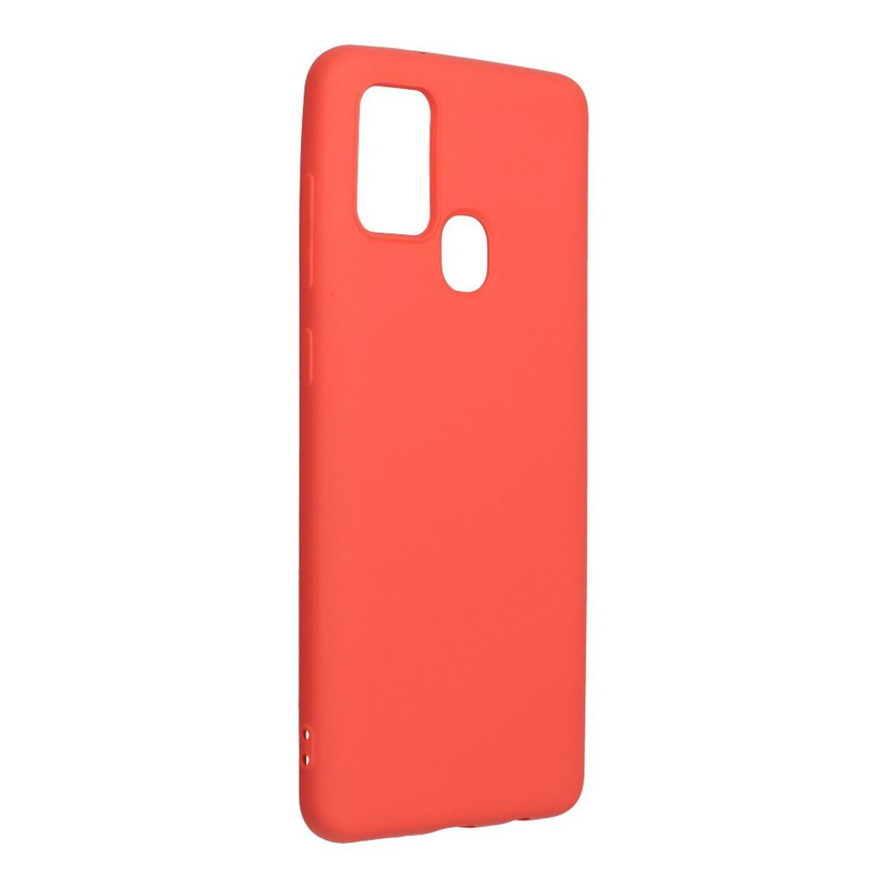 Futerał SILICONE do SAMSUNG Galaxy A21S brzoskwiniowy
