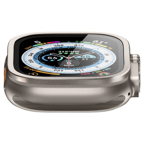 GEHÄRTETES GLAS Spigen GLAS.TR SLIM PRO Apple Watch ULTRA (49 MM) TITAN