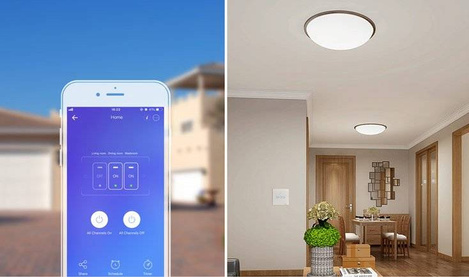 Sonoff T0EU2C-TX two-channel touch Wi-Fi wireless wall smart switches white (IM190314010)