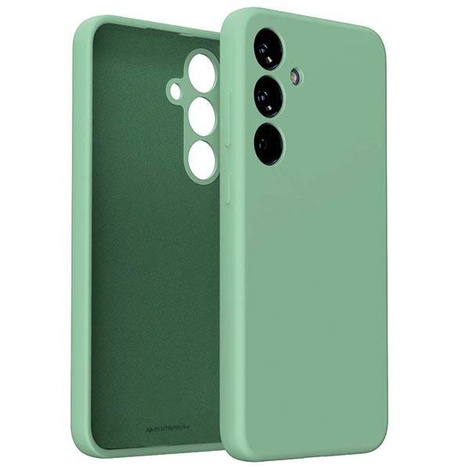 Mercury Silicone Case Samsung S23 FE 5G GREEN / ZIELONY