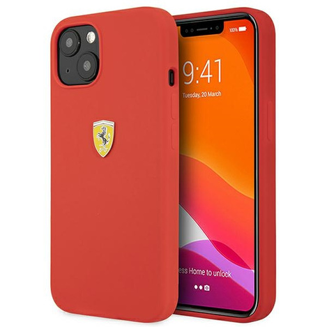 Ferrari FESSIHCP13SRE iPhone 13 mini 5.4 &quot;red / red hardcase Silicone