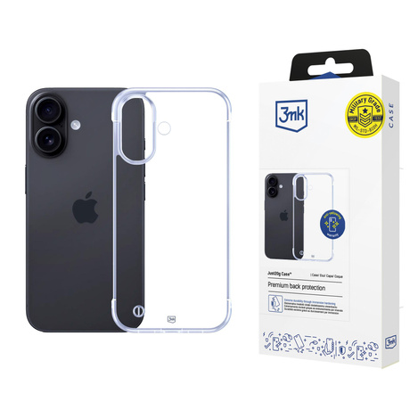 Apple iPhone 16 Plus - 3mk Just20g Clear Case