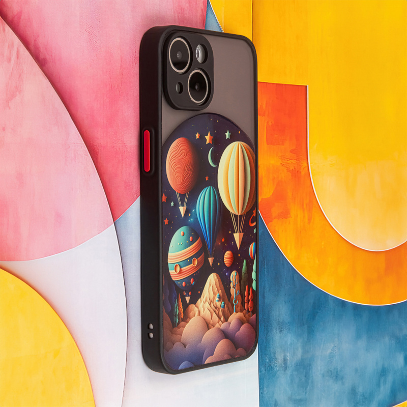 Nakładka Ultra Trendy do iPhone 14 6,1" Travel czarna