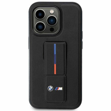 Hülle BMW BMHCP14S22GSLK iPhone 14 6,1&quot; schwarz/schwarz Hardcase Grip Hot Stamp