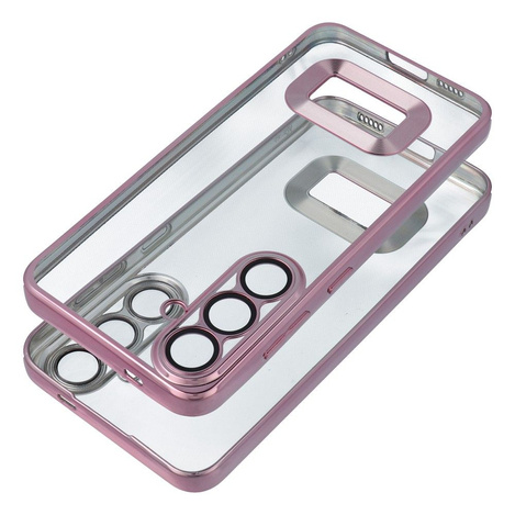 Futerał GLAM do SAMSUNG S25 Plus pudrowy róż