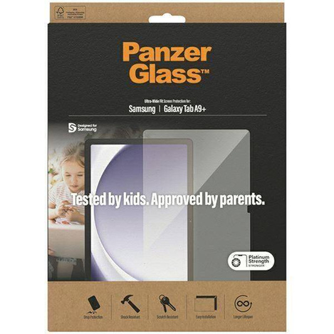 Szkło Hartowane SAMSUNG GALAXY TAB A9+ 11.0 PanzerGlass Ultra-Wide Fit Screen Protection Clear