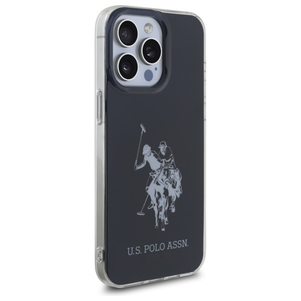 US Polo USHCP15XTPUHRBK iPhone 15 Pro     Max 6,7" czarny/black Shiny Big Logo