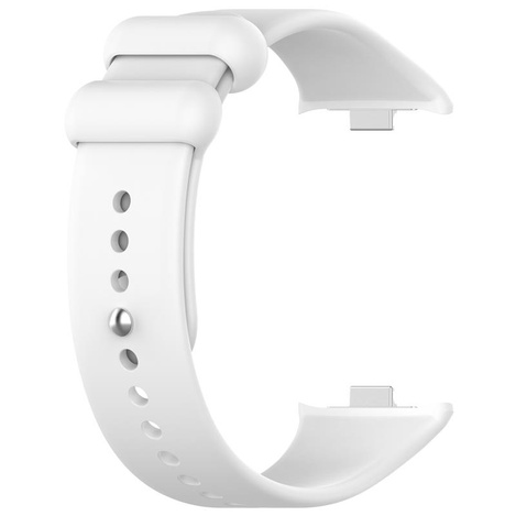 Pasek Silikonowy Mi Band 8 Pro / M8 Pro (12), WHITE / BIAŁY