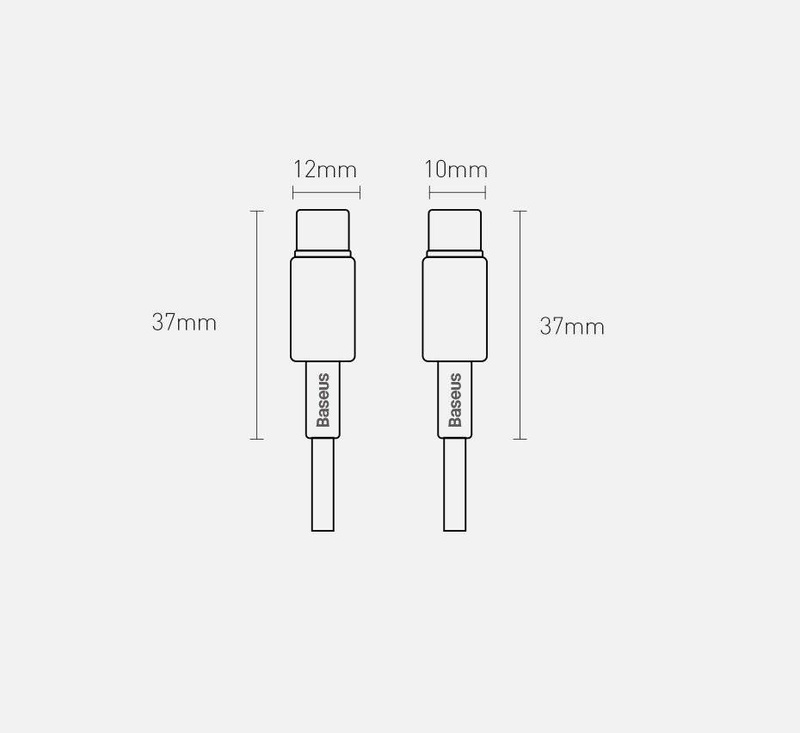 Baseus kabel USB Typ C - USB Typ C szybkie ładowanie Power Delivery Quick Charge 100 W 5 A 2 m czarny (CATWJ-A01)