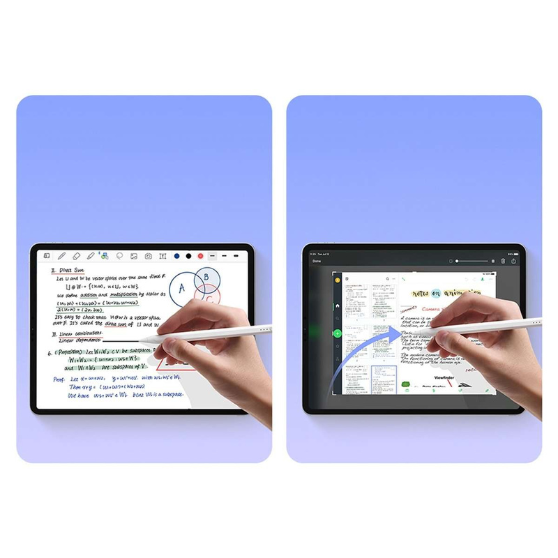 Aktiver Stift für iPad Baseus Smooth Writing 2 SXBC060202 – weiß