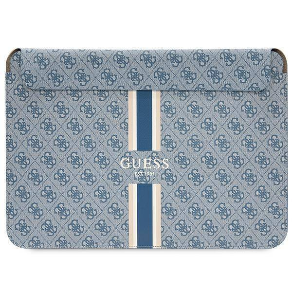 Tasche LAPTOP 16" Guess Sleeve 4G Printed Stripes (GUCS16P4RPSB) blau
