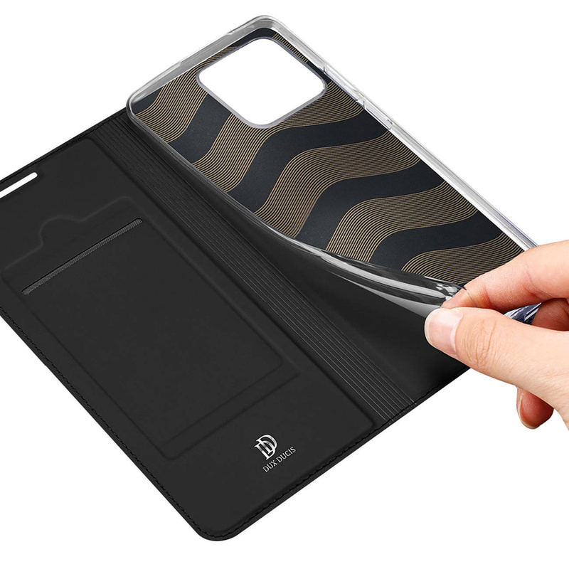 Dux Ducis Skin Pro Holster Cover mit Klappe Realme Narzo 50A schwarz