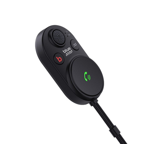 BLUE STAR transmiter FM 2w1 CarLink BT62 czarny