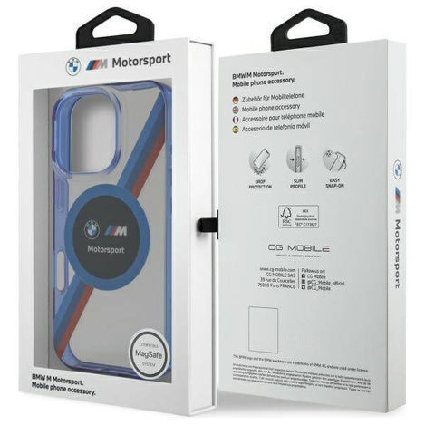 Oryginalne Etui BMW Motosport IML Circle MagSafe BMHMP16X23HTPUT do Iphone 16 Pro Max Przezroczysty