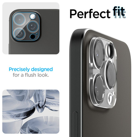 Osłona aparatu Spigen Optik.tR Camera Protector na iPhone 14 Pro / Pro Max / 15 Pro / Pro Max - przezroczyste 2 szt.