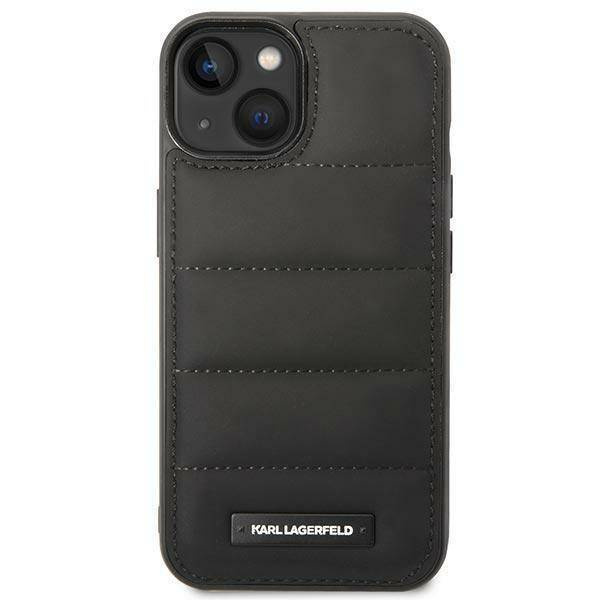 Karl Lagefeld nakładka do iPhone 14 6,1" KLHCP14SPSQAK czarna hardcase Puffy Elongated Logo