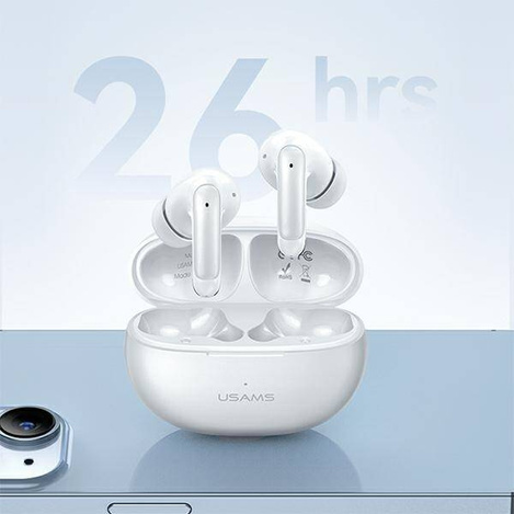 USAMS Słuchawki Bluetooth 5.3 TWS X-Don Series Dual mic ENC bezprzewodowe fioletowy/purple BHUXD03 (USAMS-XD18)