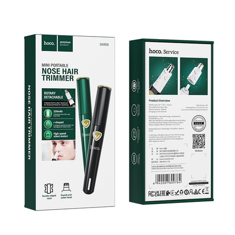 Trymer do nosa Hoco DAR08 czarny