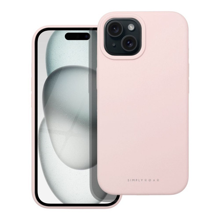 Futerał Roar Cloud-Skin - do iPhone 15 Jasnoróżowy