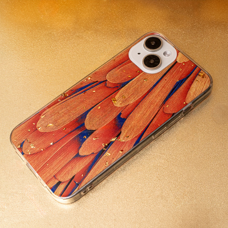 Nakładka Gold Glam do Samsung Galaxy A14 4G / A14 5G Orange