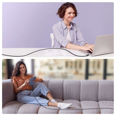 Lightning - USB 2,4A-Kabel 1,2 m Joyroom S-AL012A14 - Schwarz