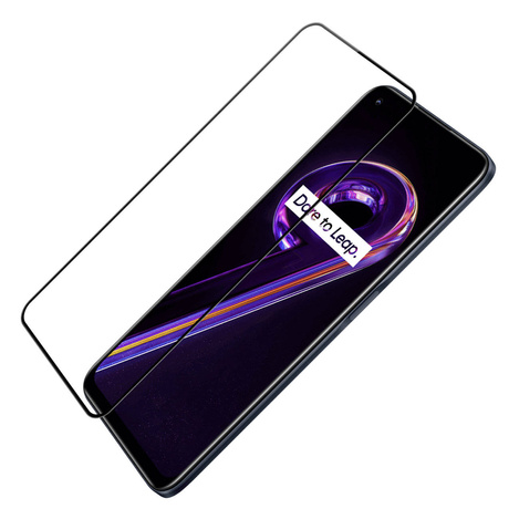 Nillkin CP + PRO ultradünnes Vollbild-Hartglas mit 0,2 mm Rahmen 9H Realme 9 Pro schwarz