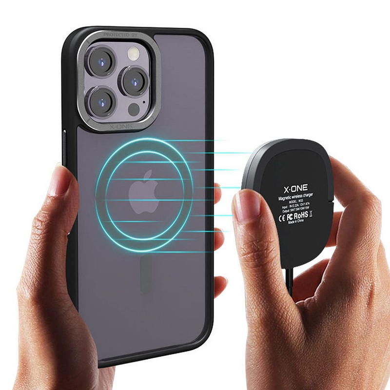 Futerał X-ONE Dropguard Magnetic Case Air (kompatybilny z MagSafe) - do Apple iPhone 14 Pro Max czarny