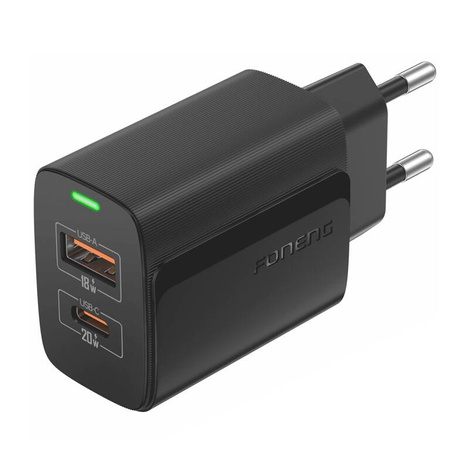Ładowarka sieciowa Foneng EU66 A+C 2 (PD20W) black