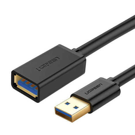Ugreen cable extension cable USB 3.0 (female) - USB 3.0 (male) adapter 1m black (10368)