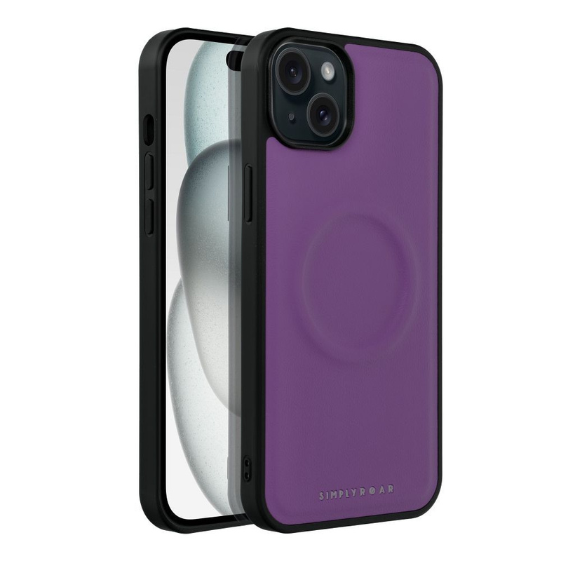 Futerał Roar Mag Morning Case - do iPhone 15 Plus Fioletowy