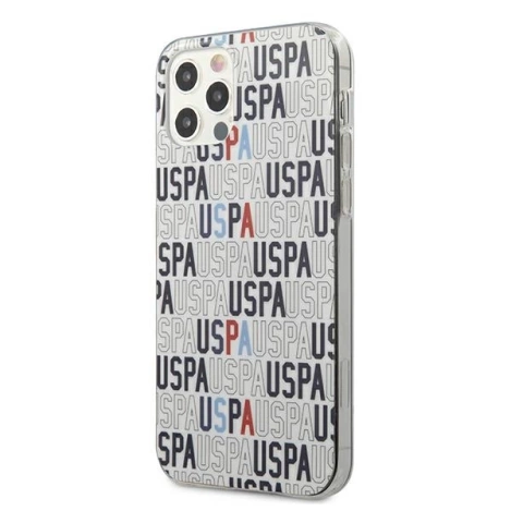 US Polo USHCP12MPCUSPA6 iPhone 12 Pro / iPhone 12 biały/white Logo Mania Collection