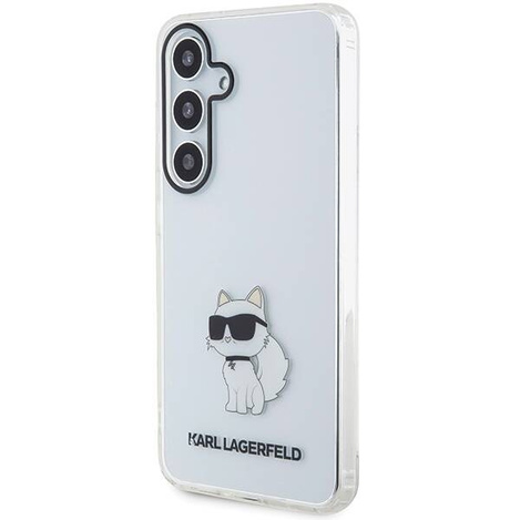 Oryginalne Etui KARL LAGERFELD hardcase IML Choupette KLHCS24SHNCHTCT do Samsung Galaxy S24 przezroczysty