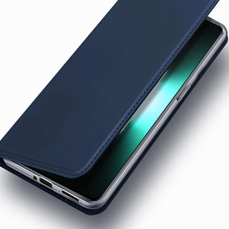 Dux Ducis Skin Pro Hülle für Realme GT Neo 5 / Realme GT3 Flip Cover Card Wallet Stand Schwarz
