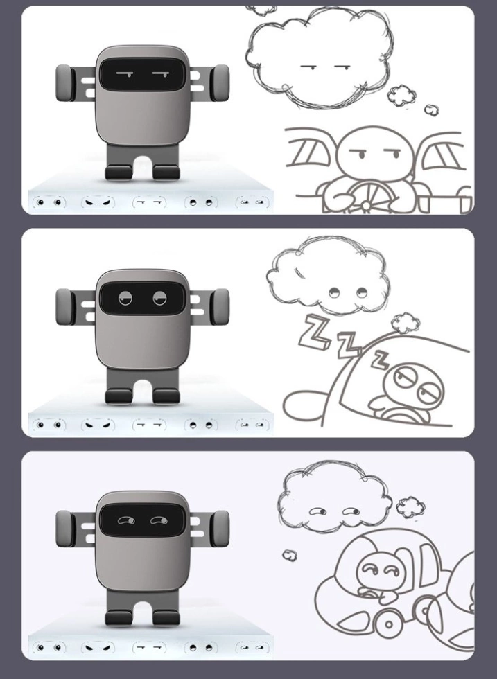 Baseus Cube grawitacyjny uchwyt samochodowy na kratkę wentylacyjną nawiew na telefon czarny (SUYL-FK01)